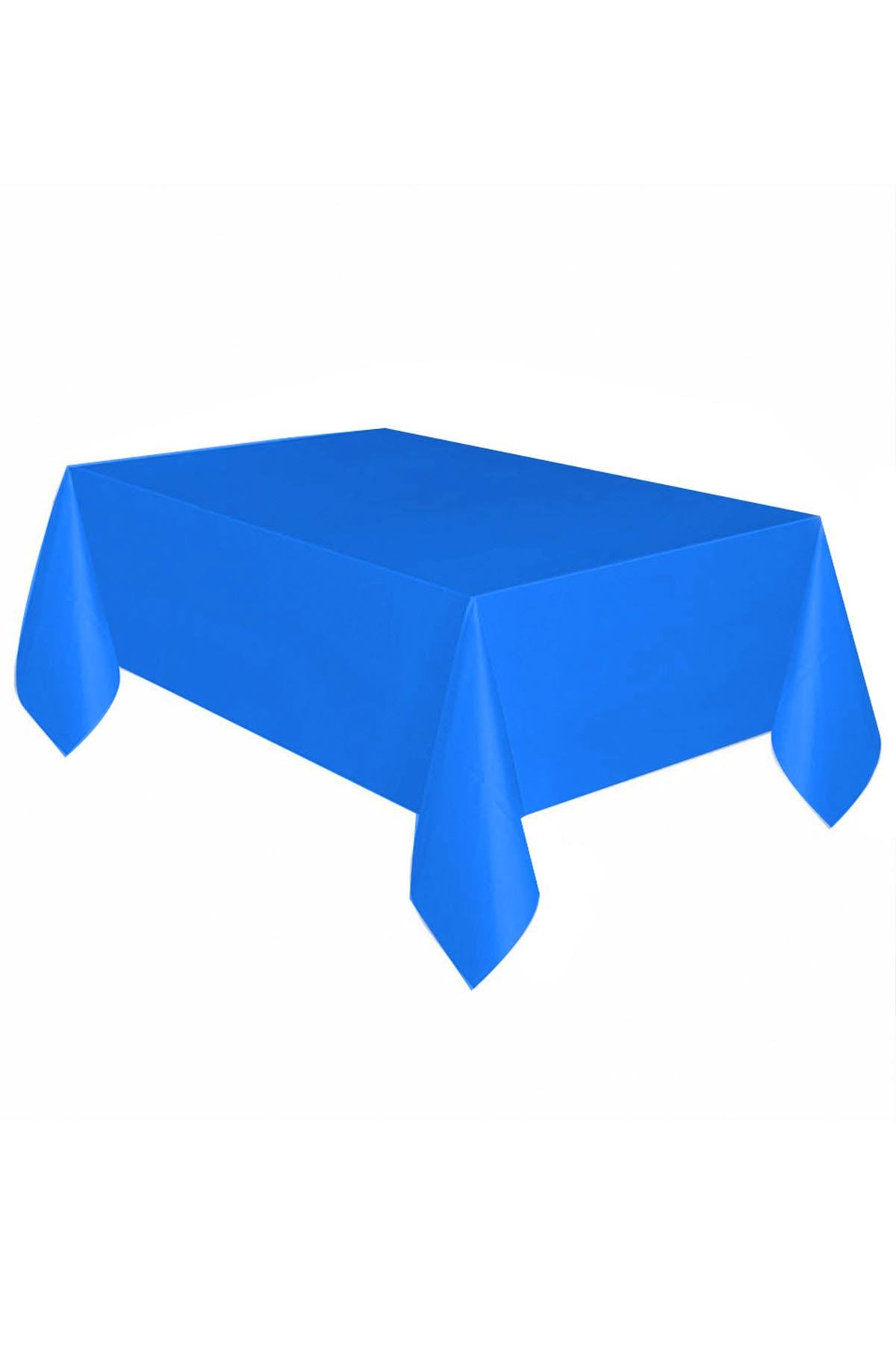 Mavi Plastik Masa Örtüsü 137x270 cm