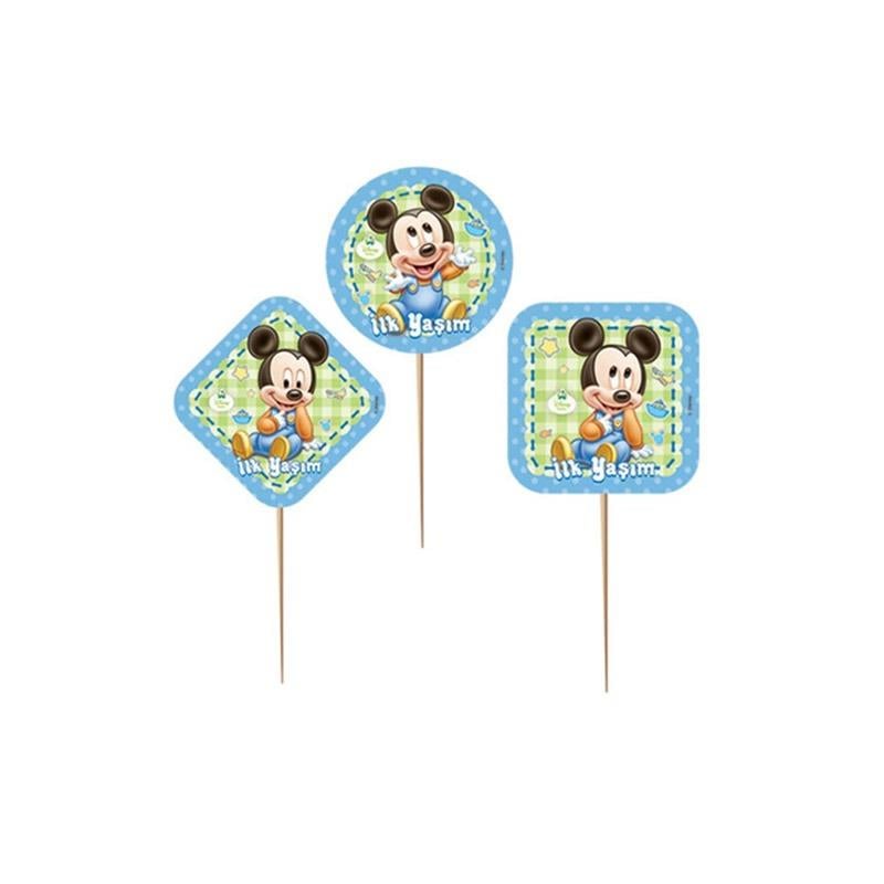 Mickey İlk Yaşım Lisanslı Kürdan 6'lı