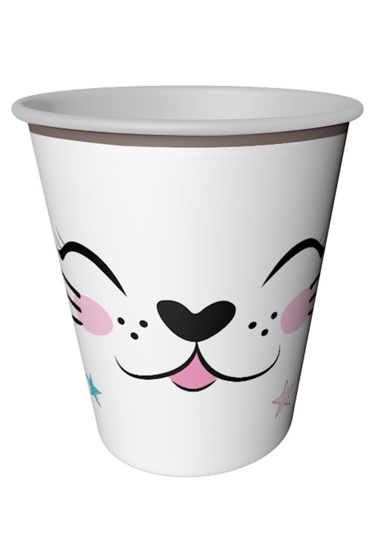 Miss Cat Karton Bardak 8'li