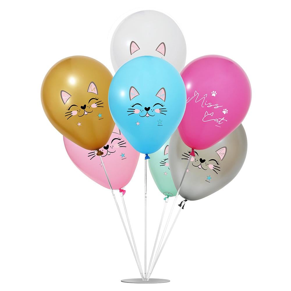 Miss Cat Temalı Balon Stand Set 7'li
