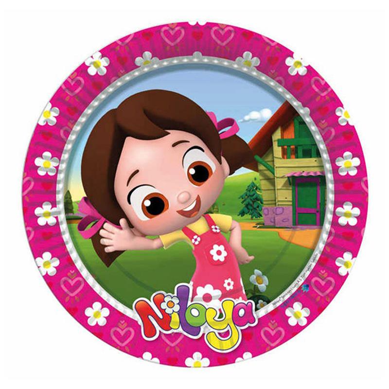 Niloya Karton Tabak 23 cm 8'li