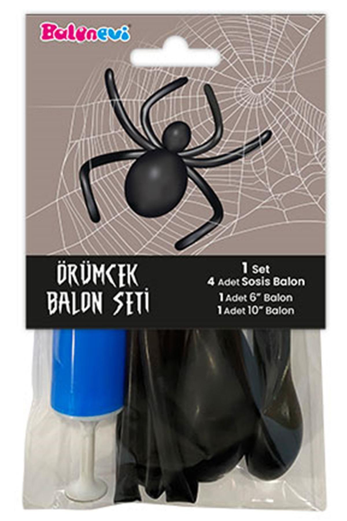 Örümcek Temalı Balon Seti