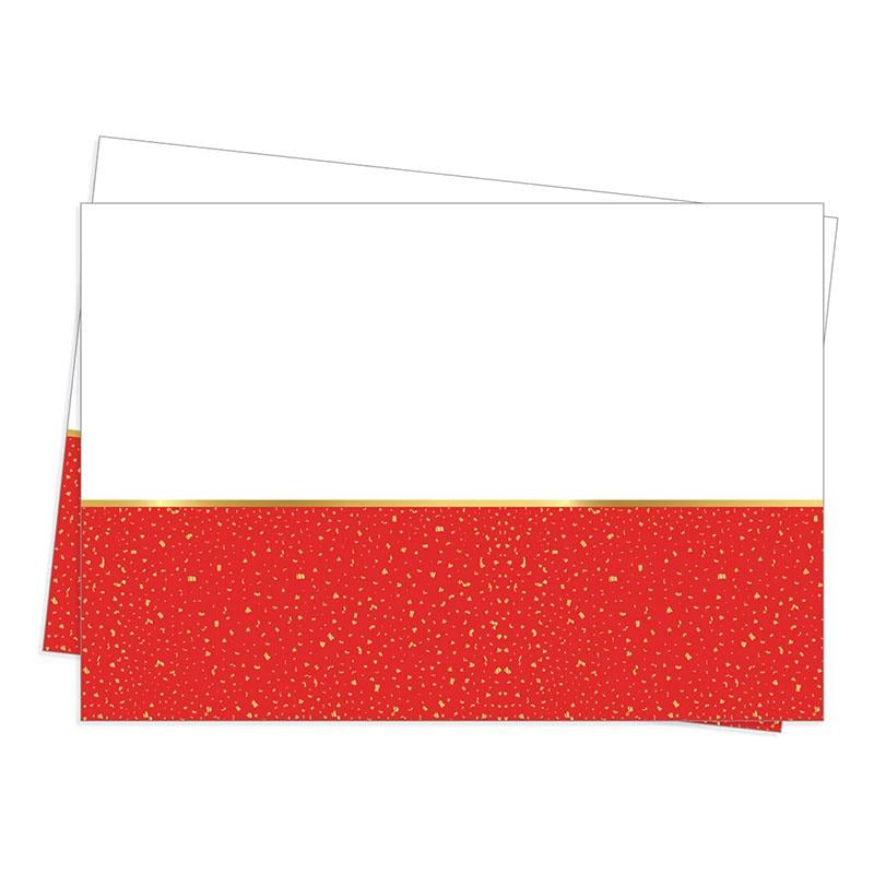 Parti Zamanı Kırmızı Plastik Masa Örtüsü 120x180 cm