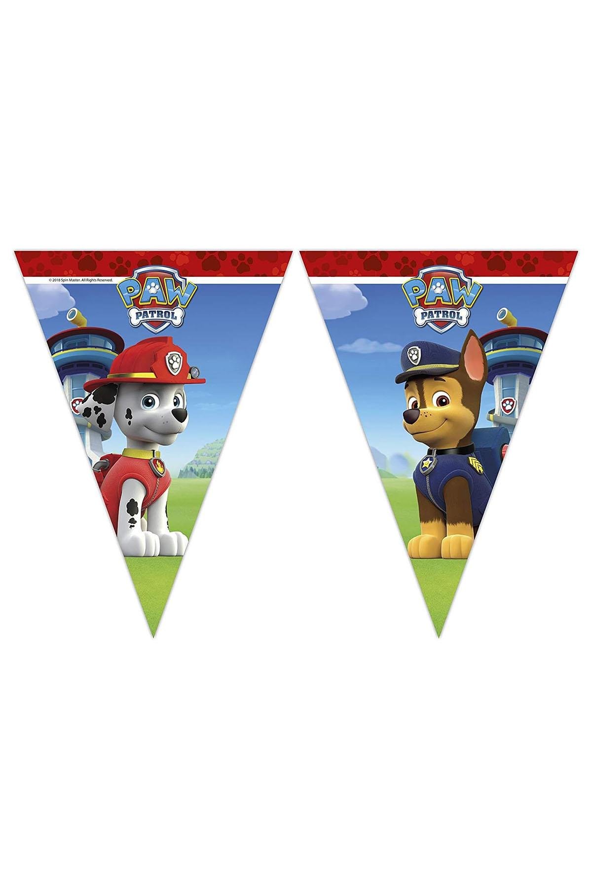 Paw Patrol Lisanslı Üçgen Bayrak Afiş