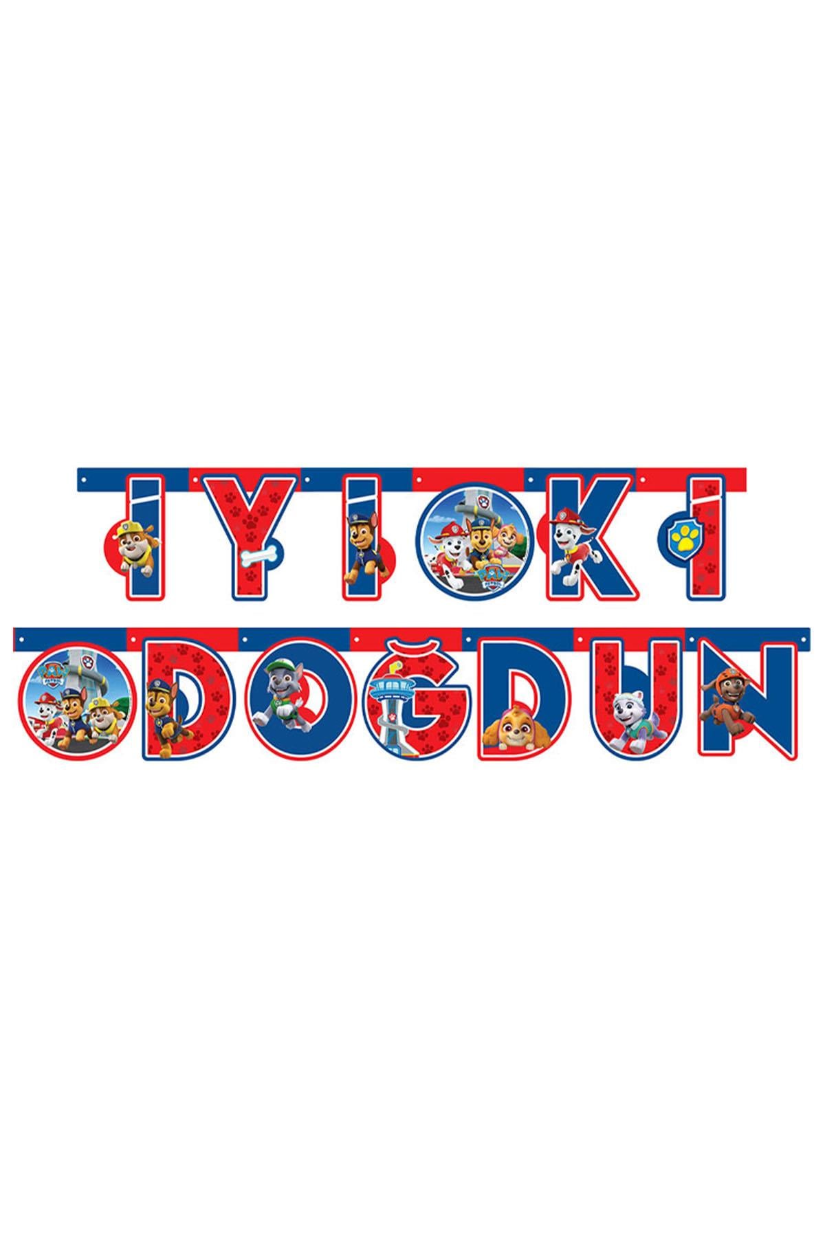 Paw Patrol Refresh İyi ki Doğdun Harf Afiş