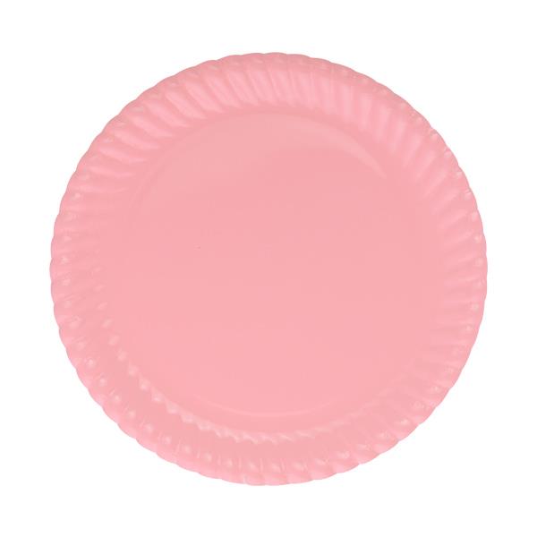Pembe Karton Tabak 23 cm 8'li