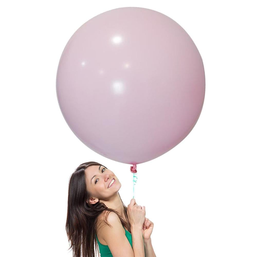 Pembe Makaron Jumbo Lateks Balon 60 cm
