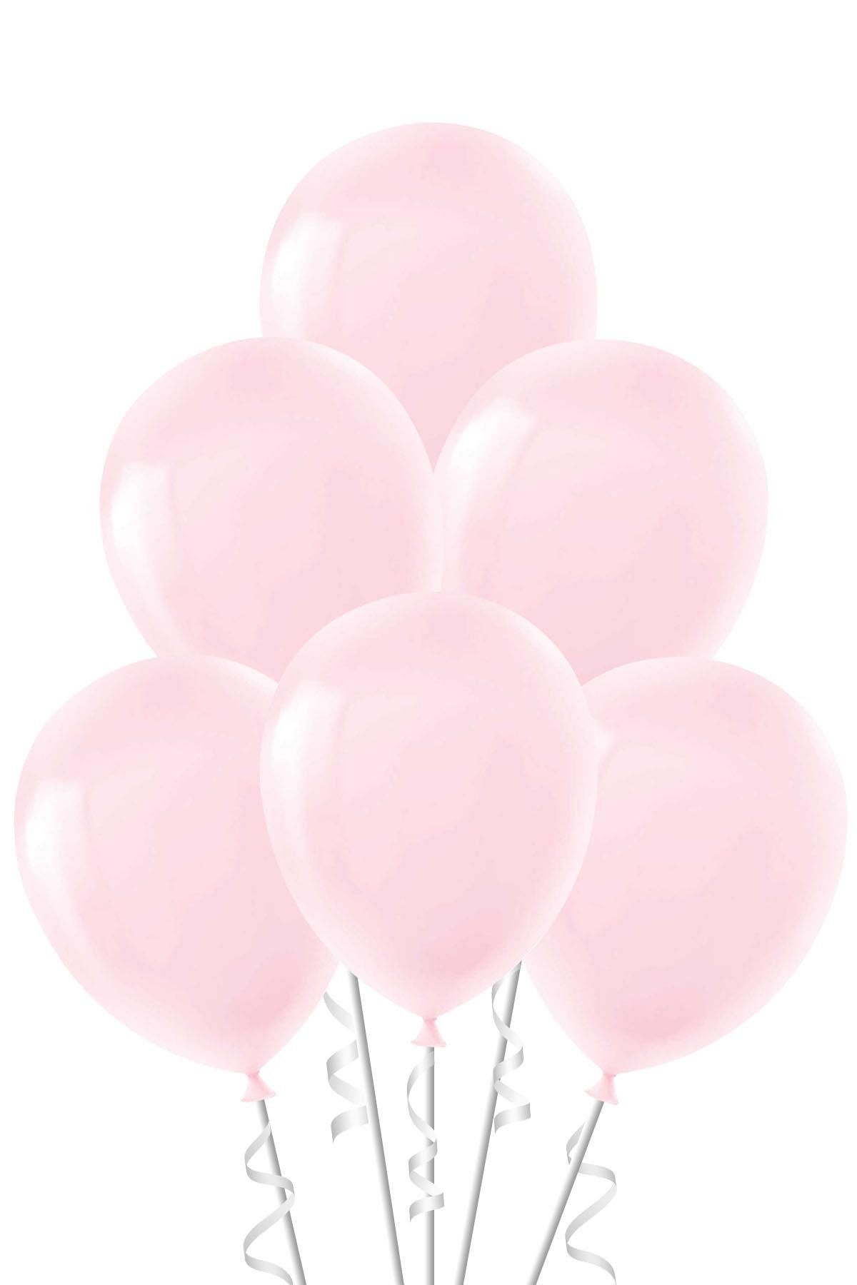 Pembe Makaron Lateks Balon 10'lu
