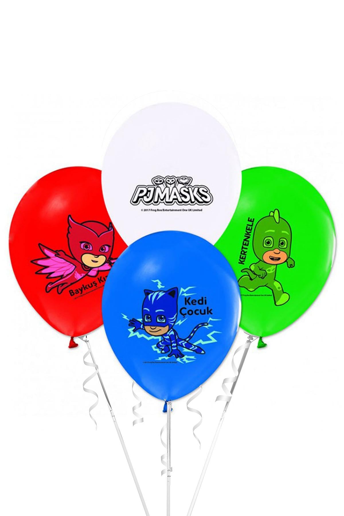 PijaMaskeliler Lisanslı Lateks Balon 10'lu