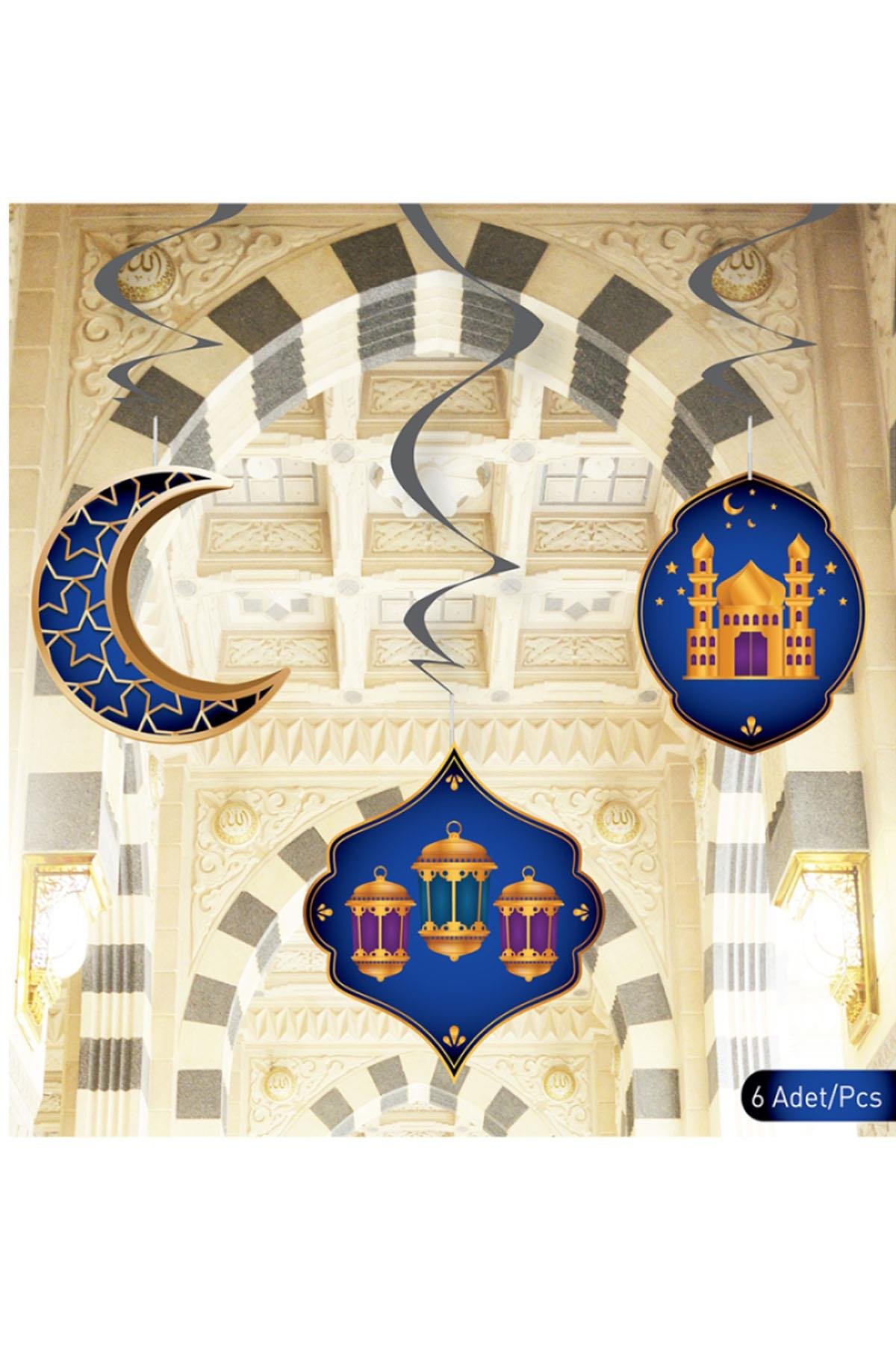 Ramazan Gecesi Temalı Sarkıt Süs 6'lı