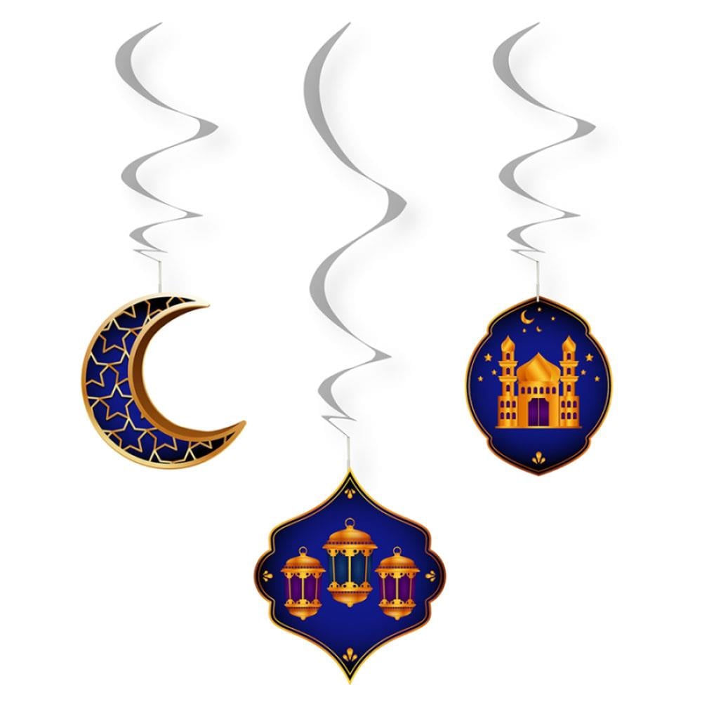 Ramazan Gecesi Temalı Sarkıt Süs 6'lı