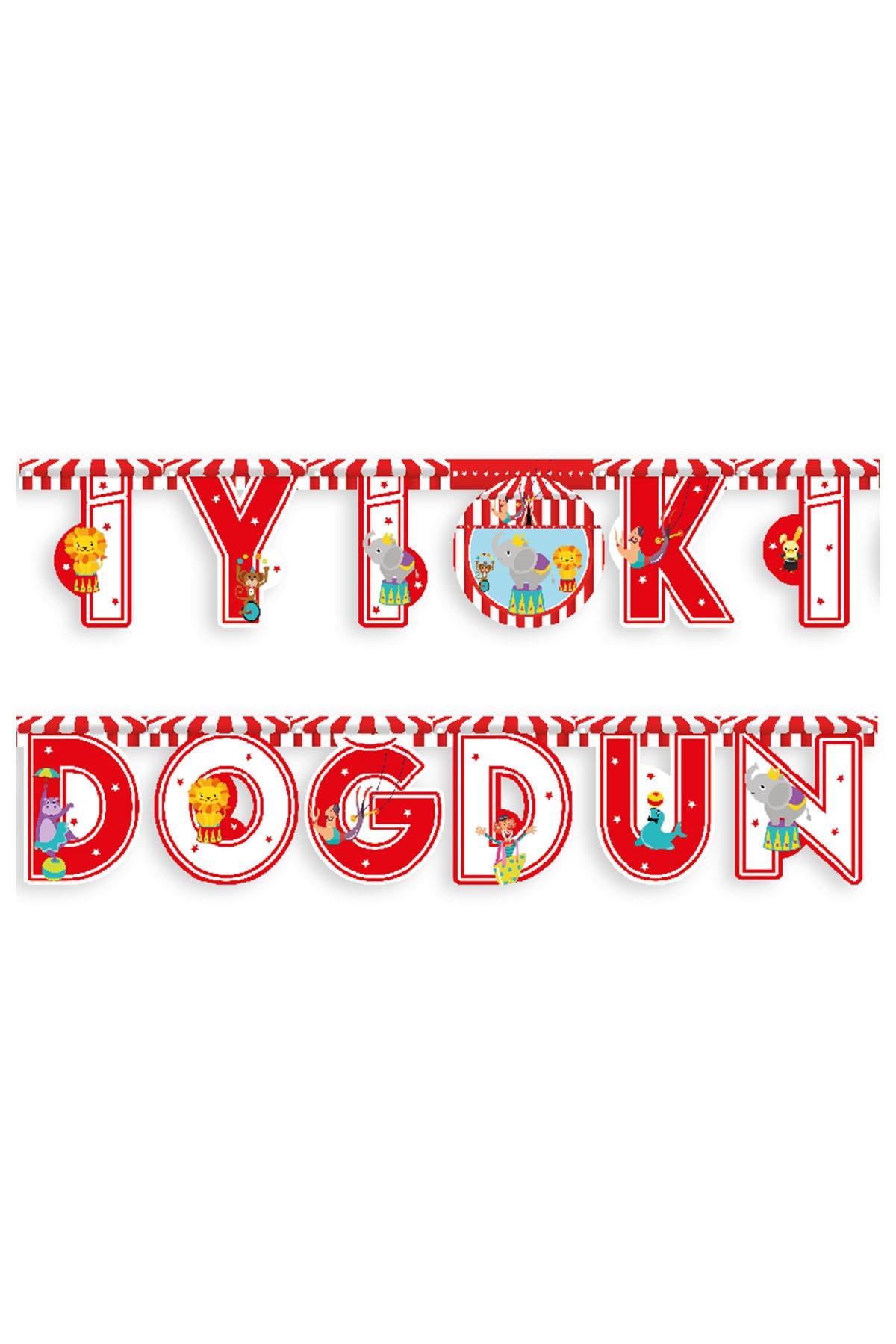 Sevimli Sirk İyi ki Doğdun Harf Afiş