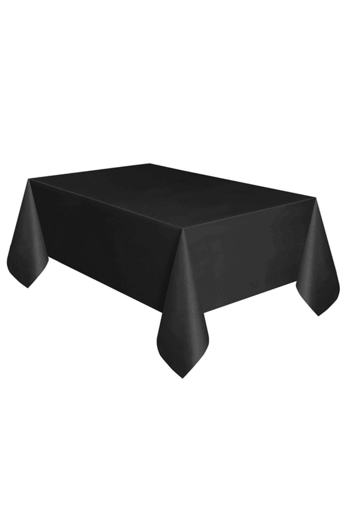Siyah Plastik Masa Örtüsü 137x270 cm