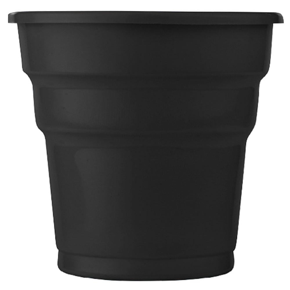 Siyah Plastik Meşrubat Bardağı 24'lü