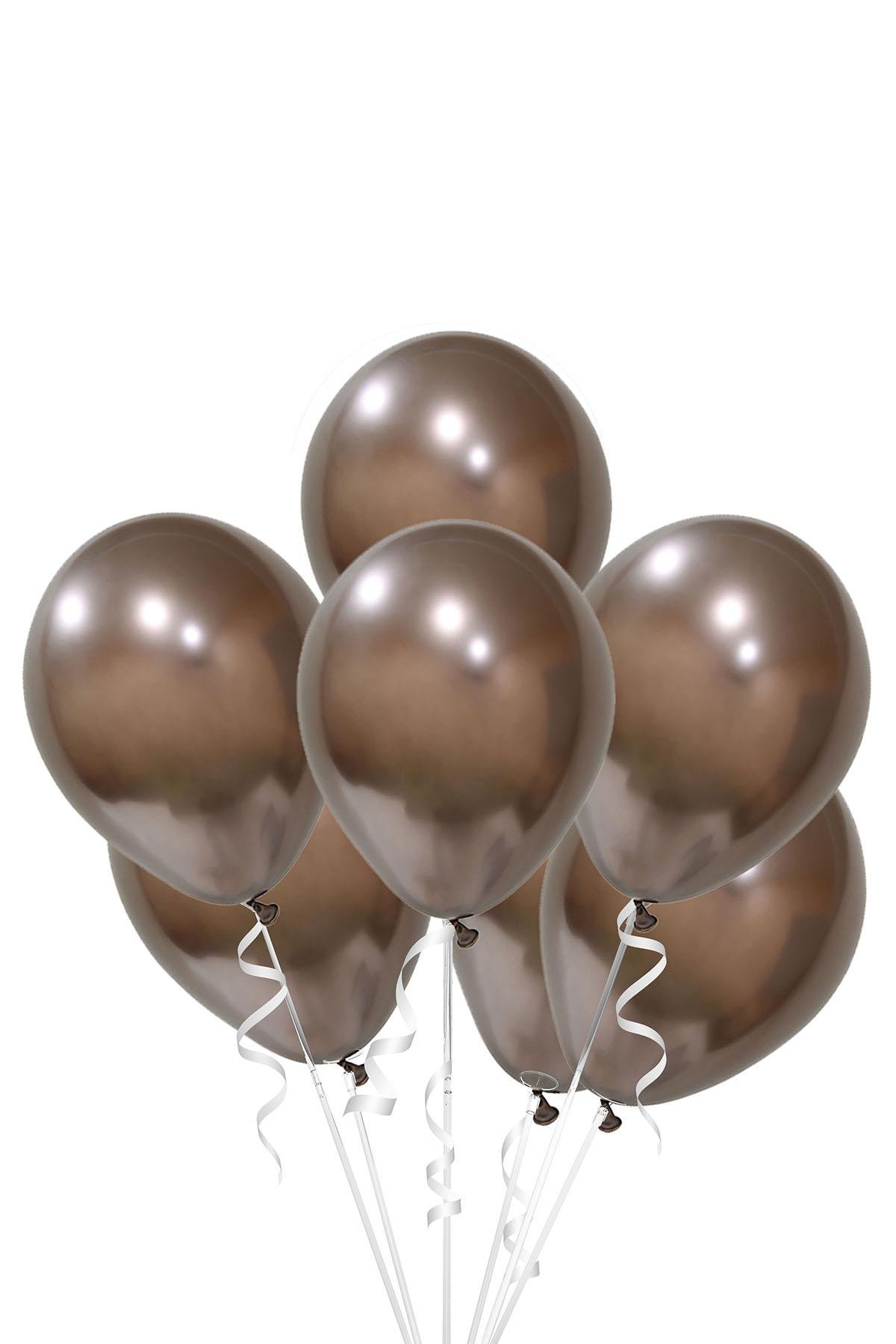 Truffle Metalik Krom Lateks Balon 10'lu