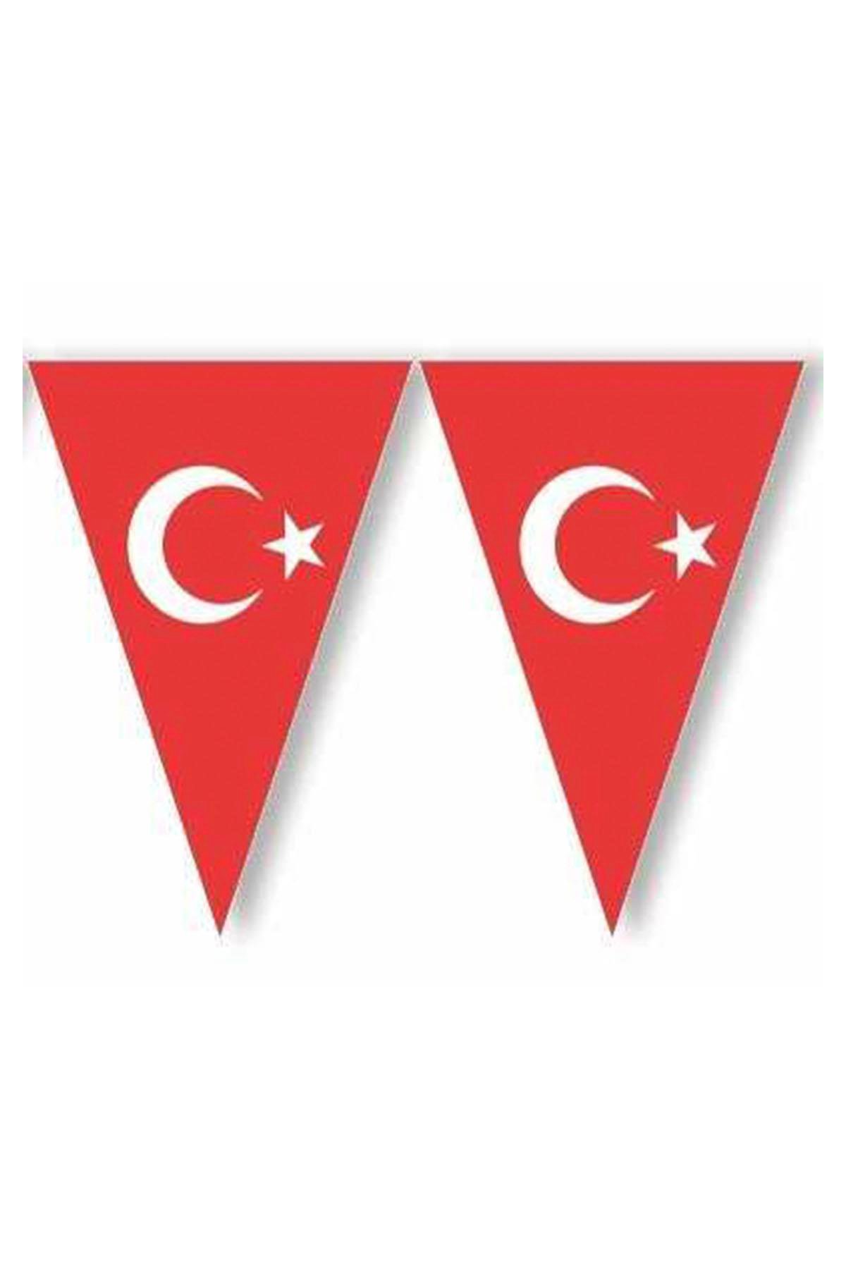 Türk Bayrağı Üçgen Bayrak Afiş