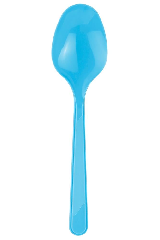 Turkuaz Plastik Kaşık 24'lü
