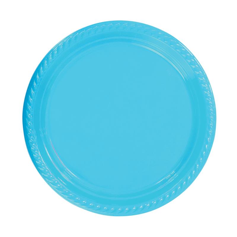 Turkuaz Plastik Tabak 22 cm 10'lu