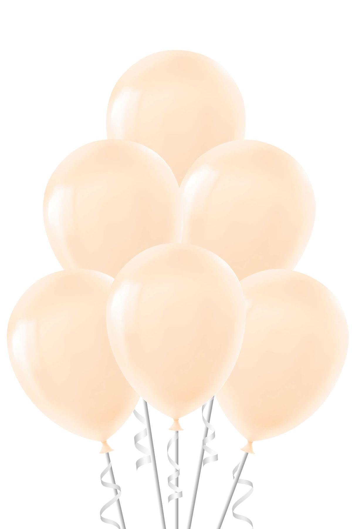 Turuncu Makaron Lateks Balon 10'lu