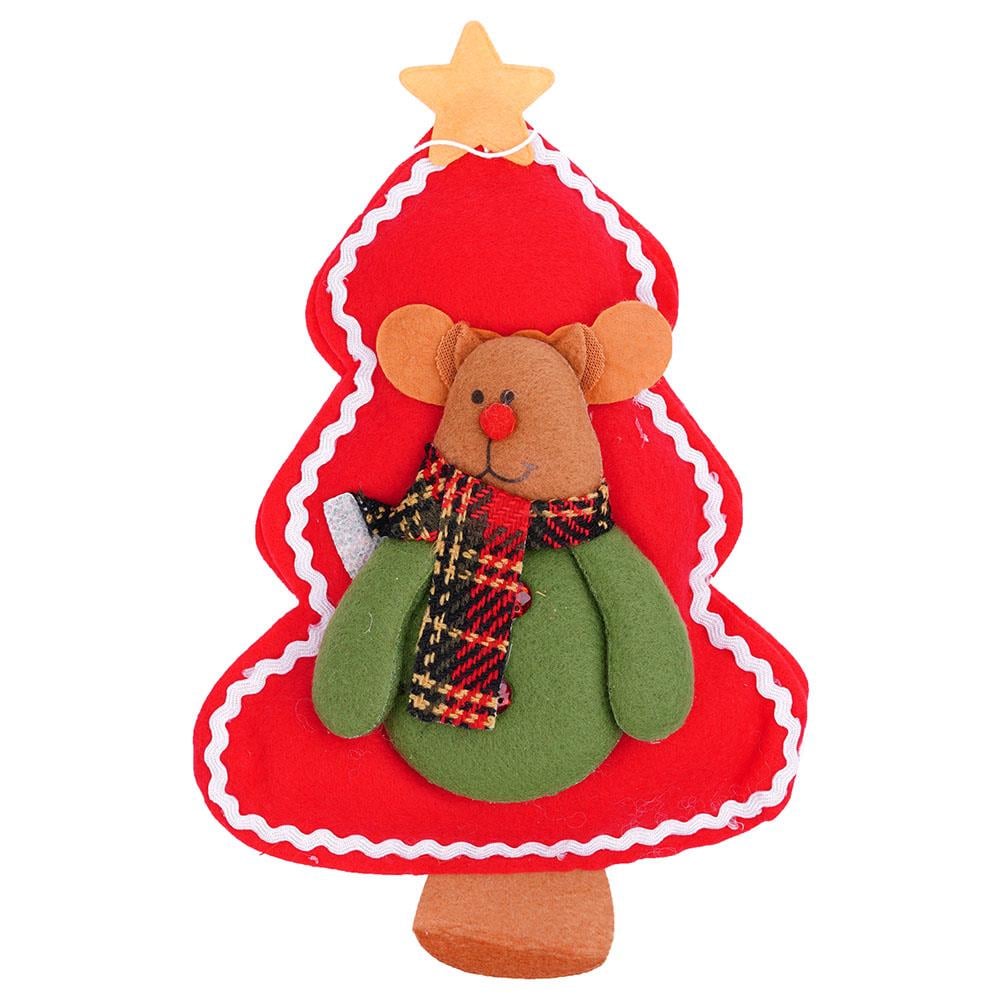 Yılbaşı Çam Ağacı Geyik Dekor Süs 16x24 cm