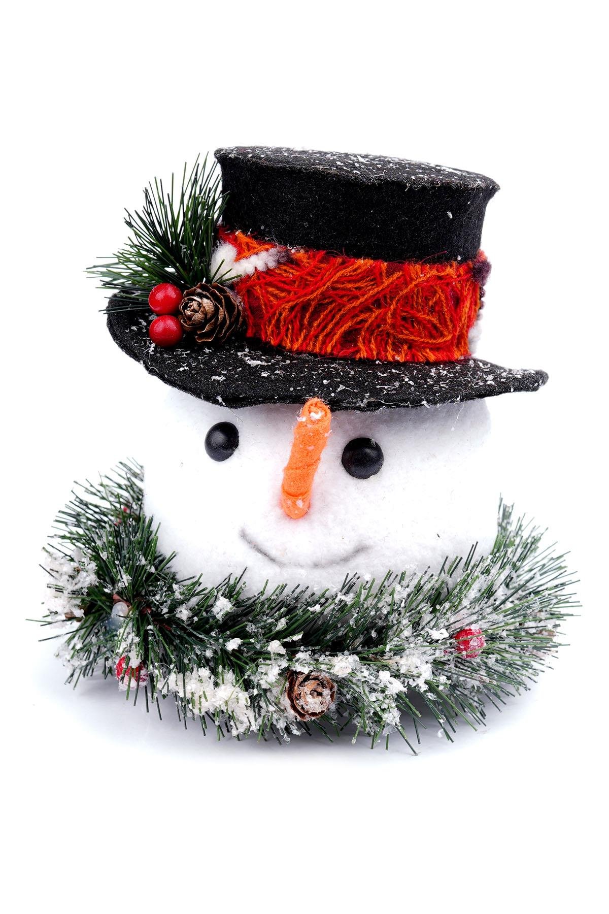 Yılbaşı Dekor Süs Kardan Adam 12x14 cm