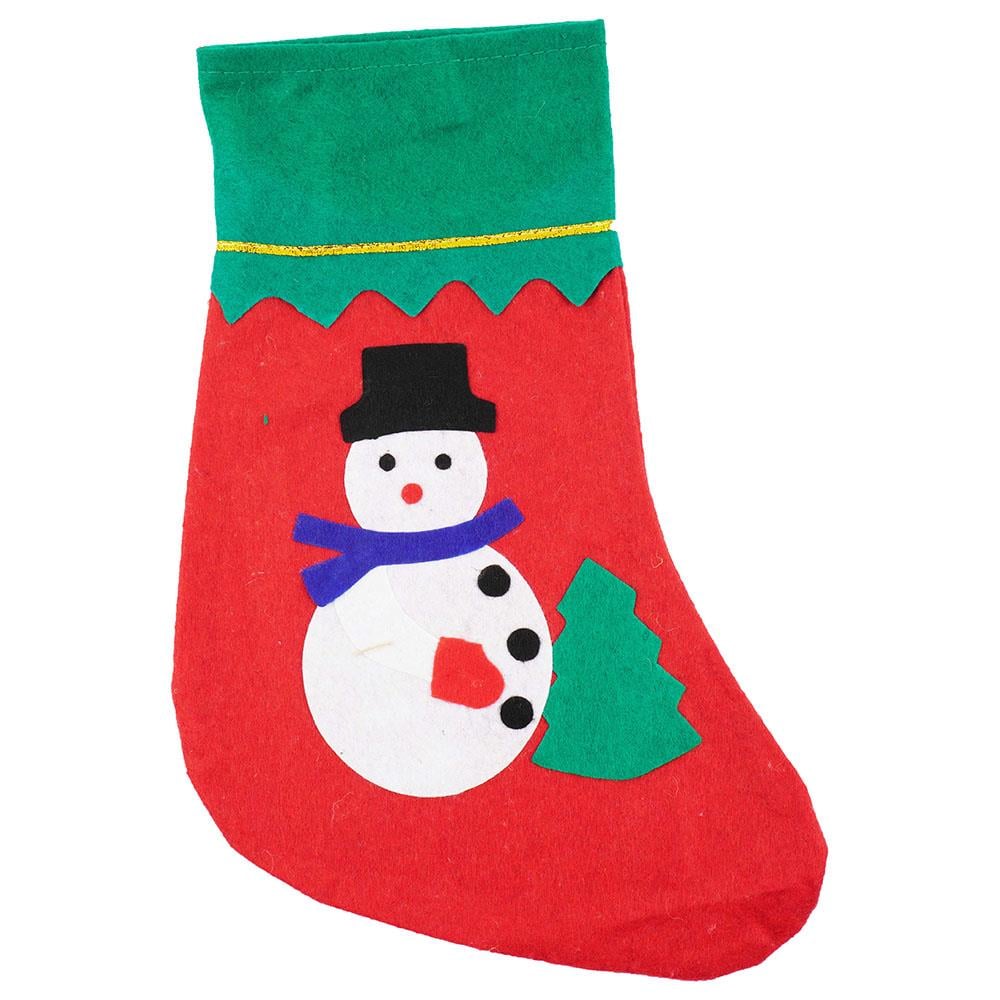 Yılbaşı Kardan Adam Dekor Çorap