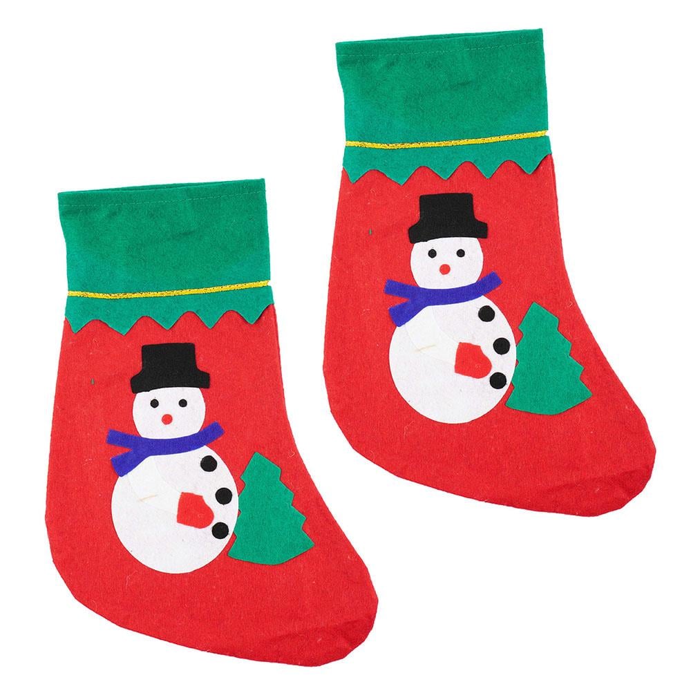 Yılbaşı Kardan Adam Dekor Çorap