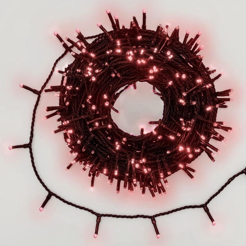 Yılbaşı Kırmızı Led Işık Eklemeli 80 Ampul 8 Metre