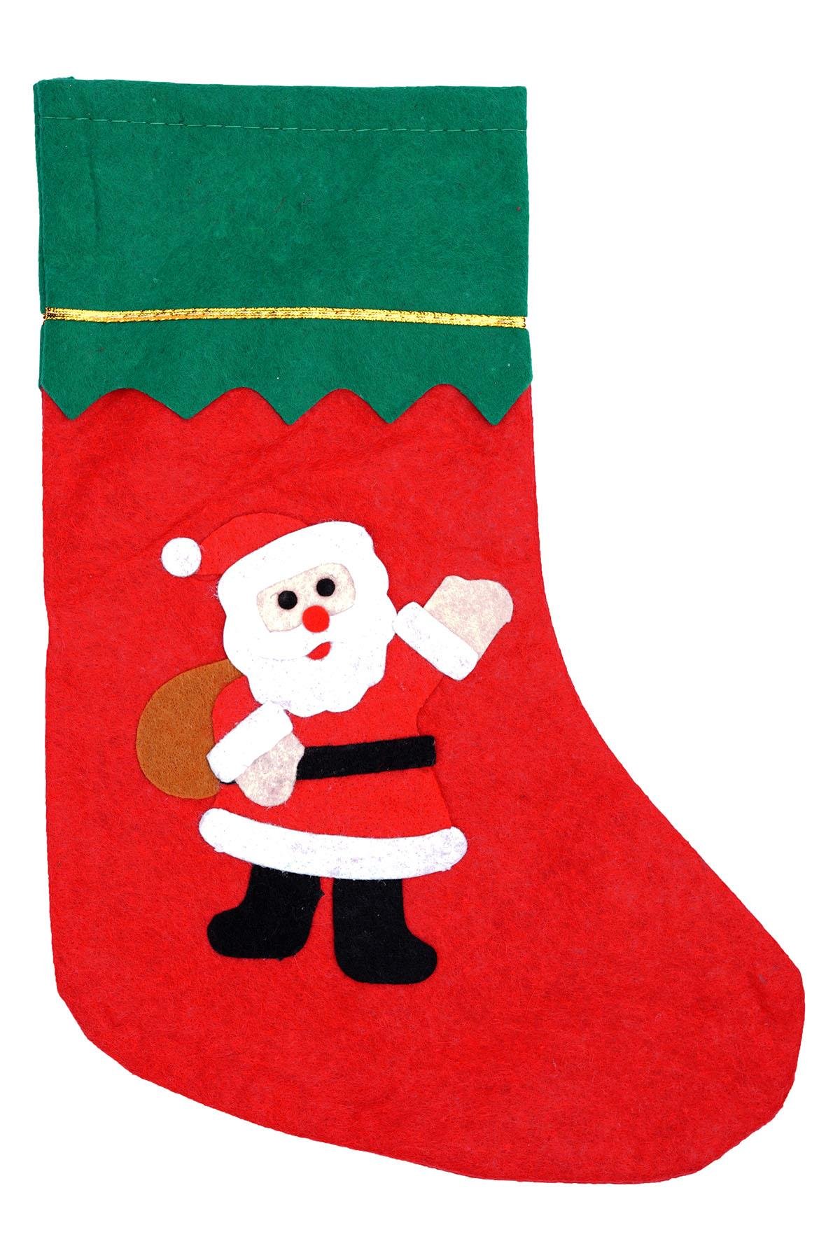 Yılbaşı Noel Baba Dekor Çorap