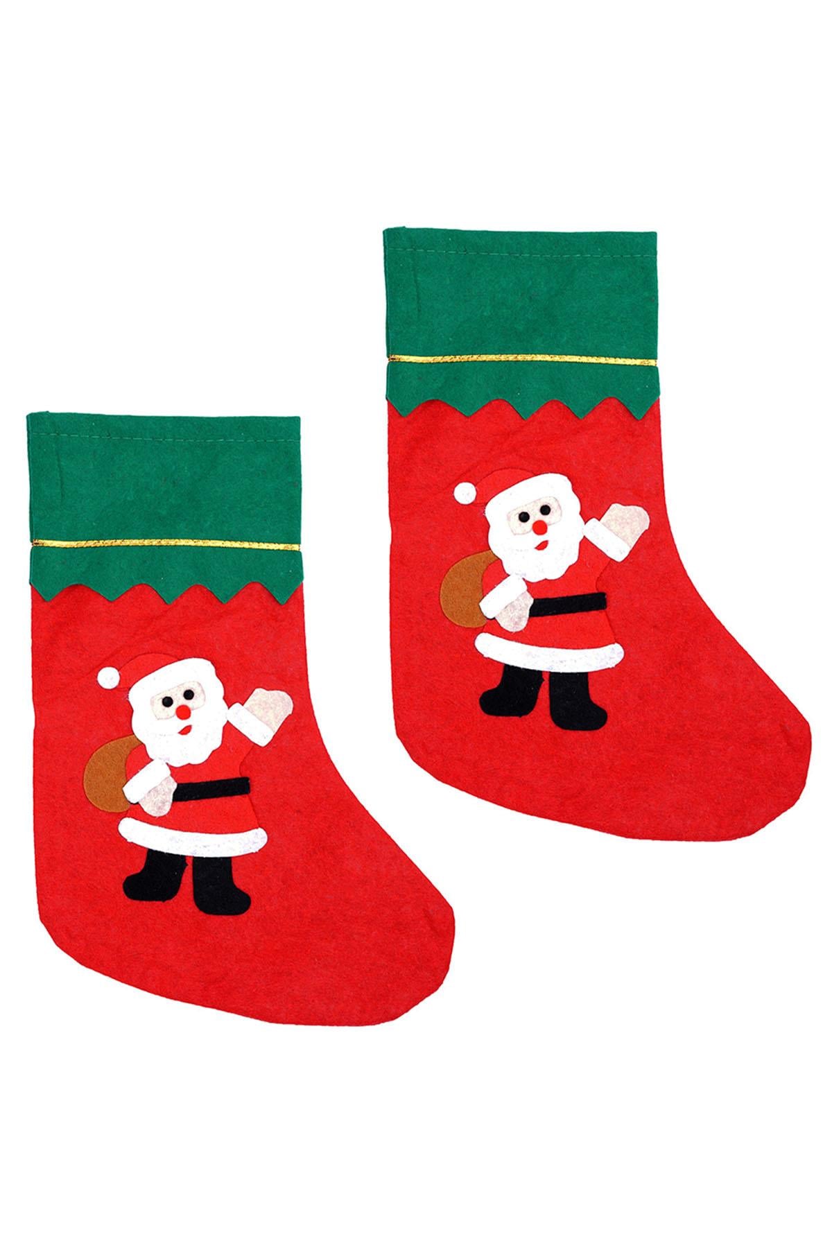 Yılbaşı Noel Baba Dekor Çorap