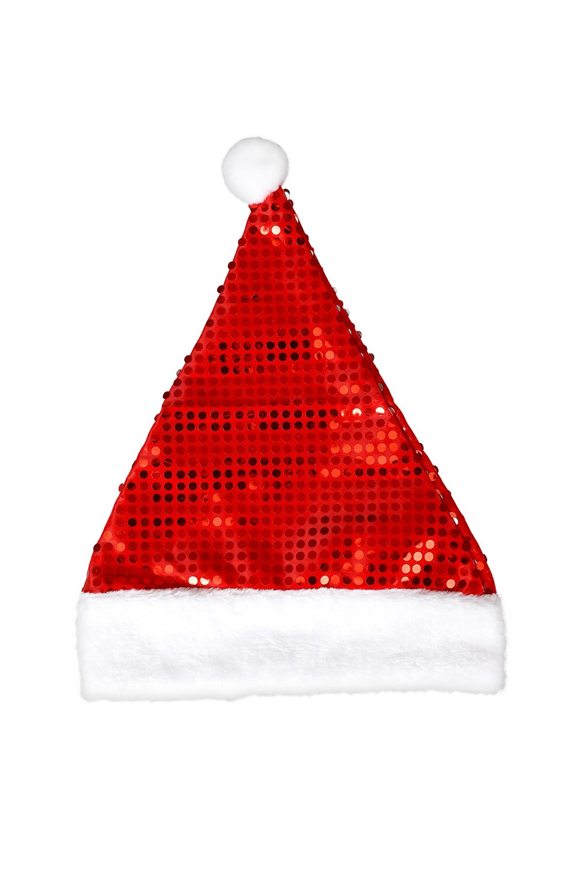 Yılbaşı Pullu Noel Baba Şapkası