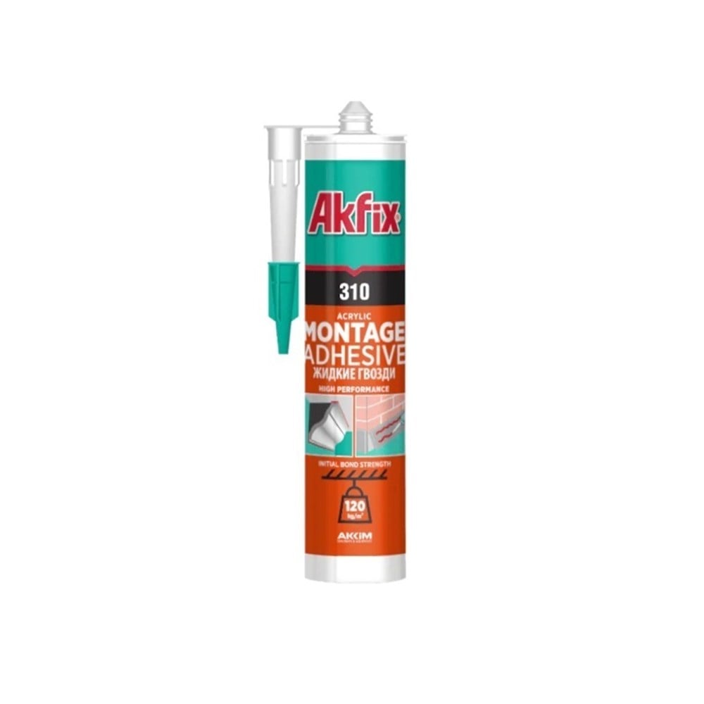 Akfix Kartonpiyer Strafor Yapıştırıcı 310 Ml