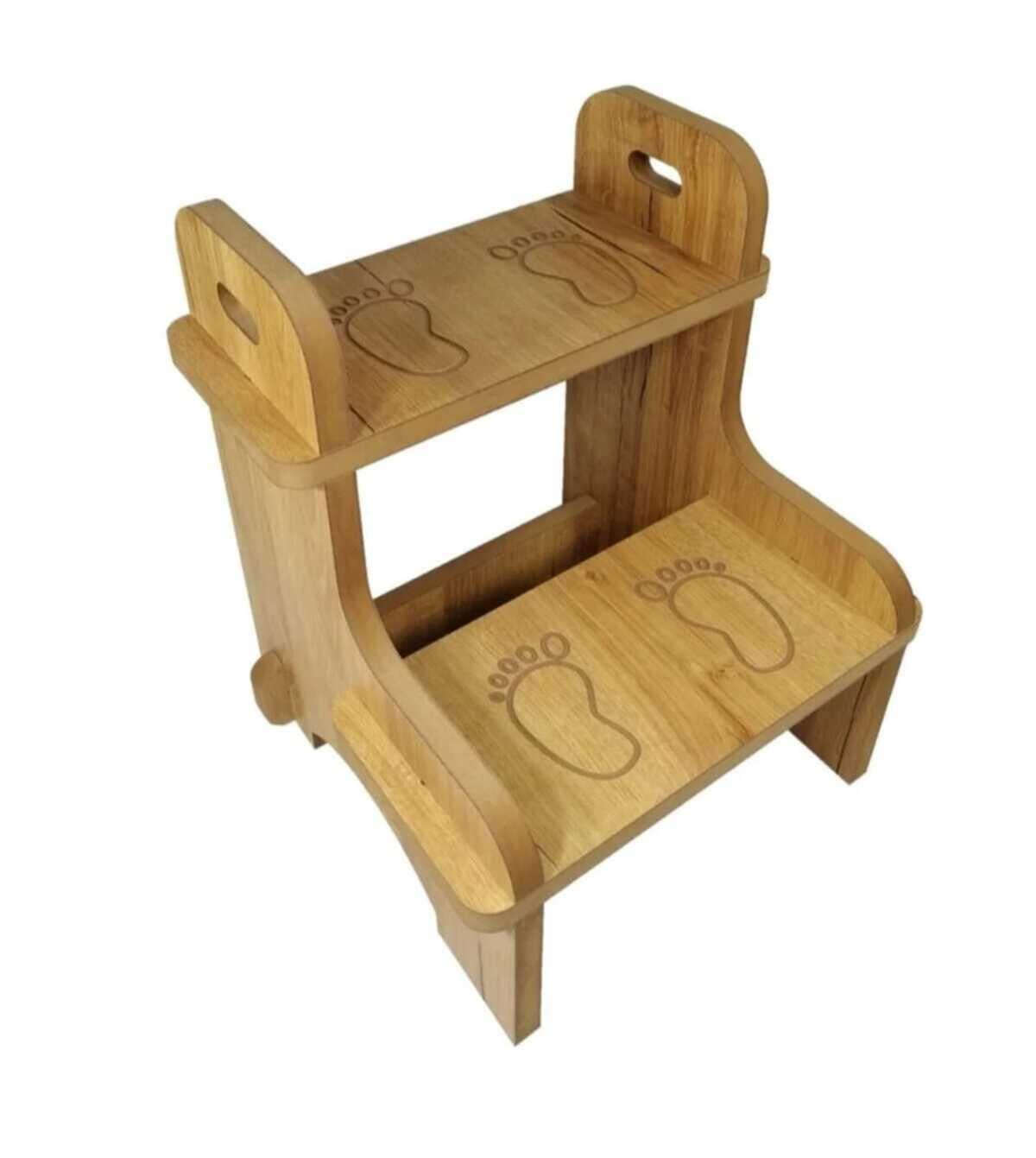 Ankebut Ahşap Basamak Tabure