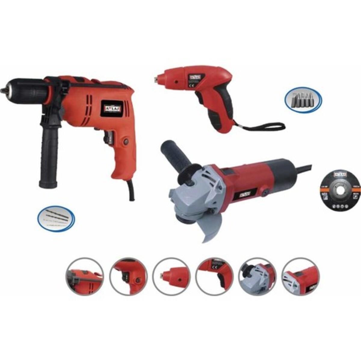 Attlas Eco Set 3B Matkap+Taşlama+Vidalama