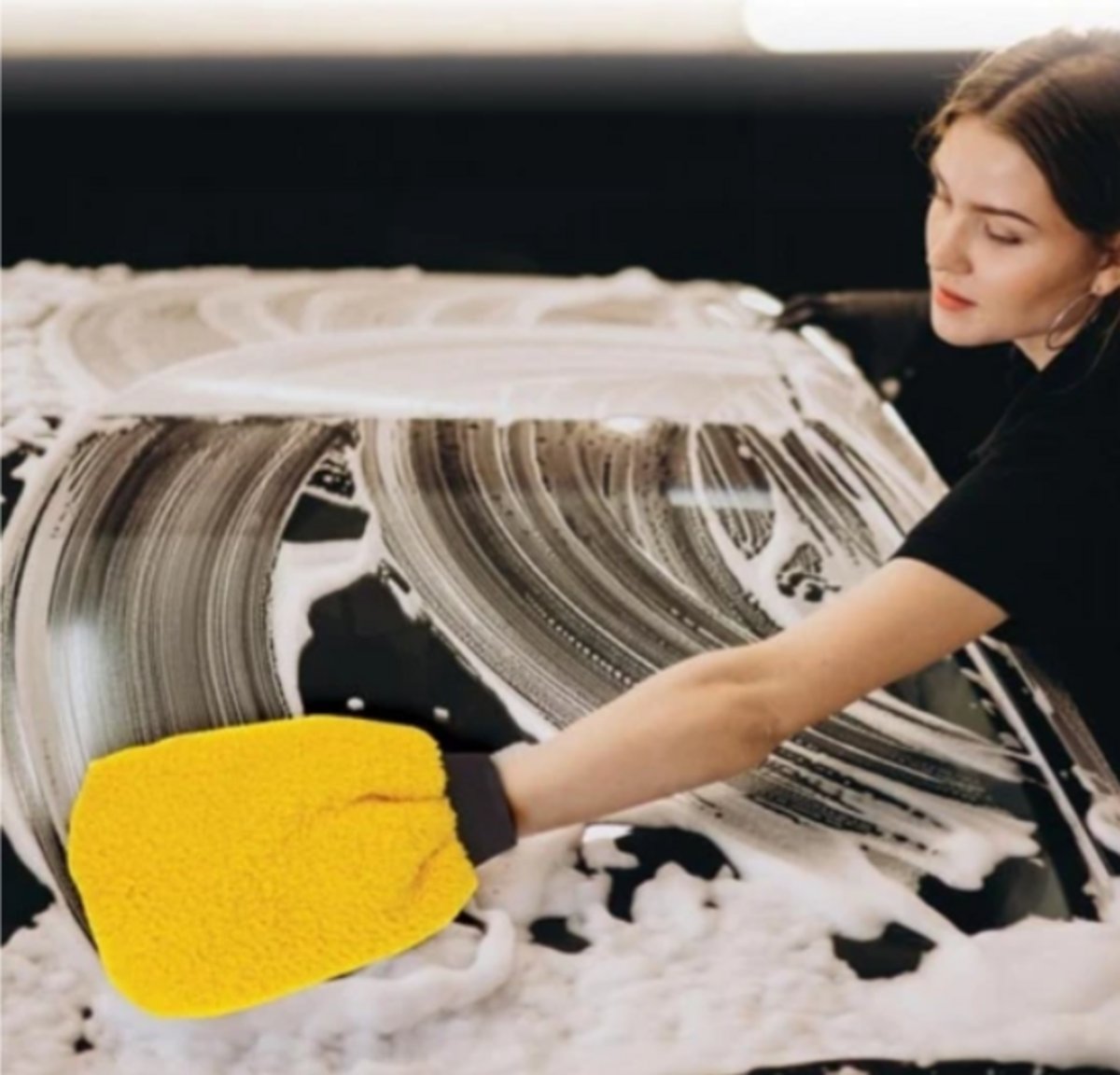 Automix Bikomponent Mikrofiber Köpürtme Ve Parlatma Eldiveni