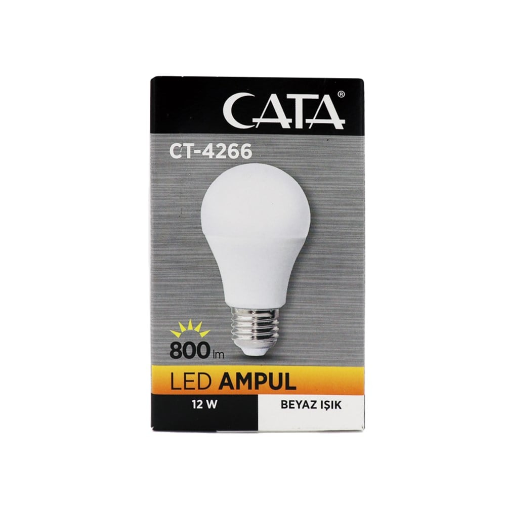 Cata Led Ampul Beyaz 12 W E27 Ct-4266 B