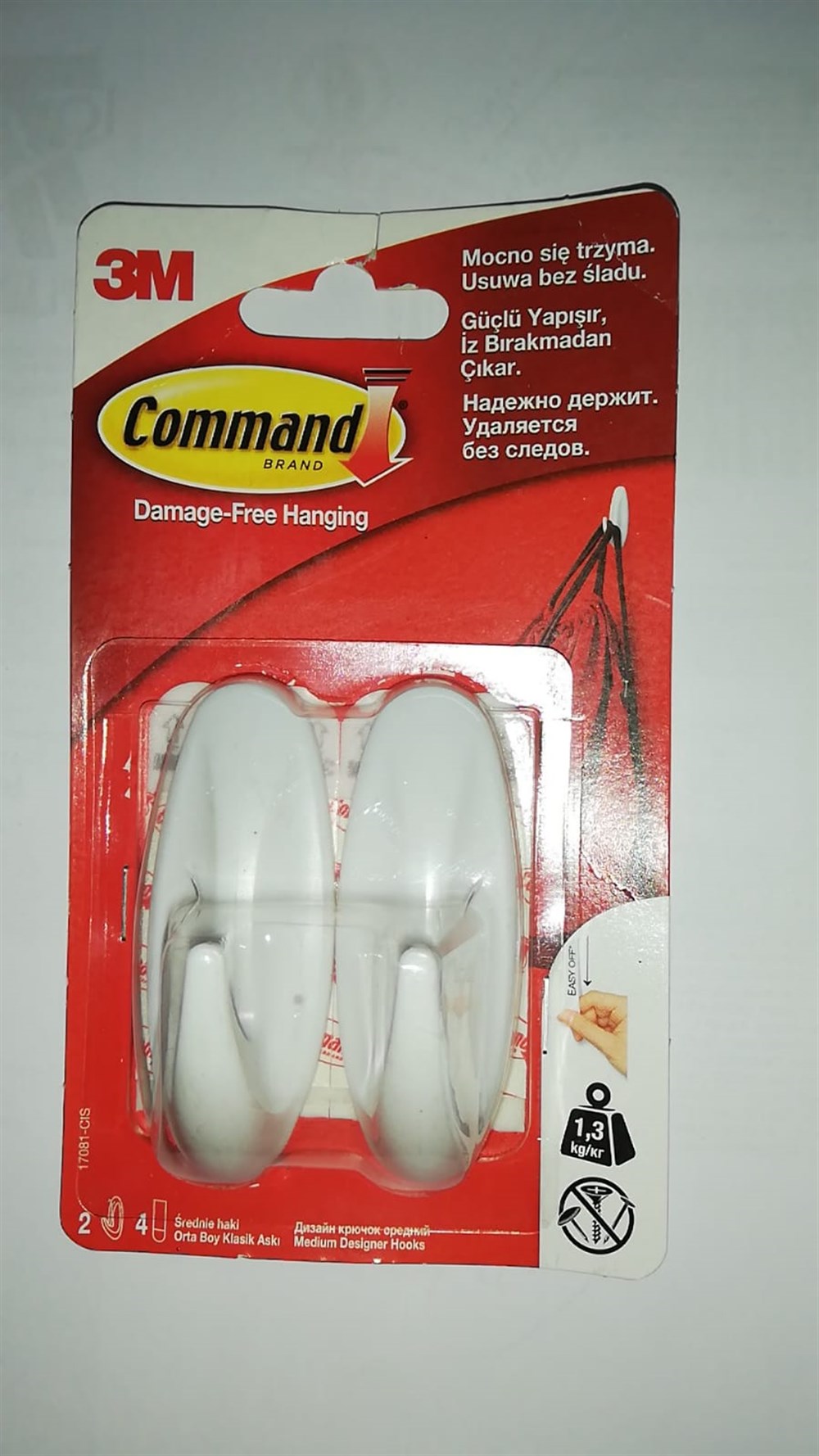 Command Büyük Boy Cırt Çerçeve Bandı (3M)