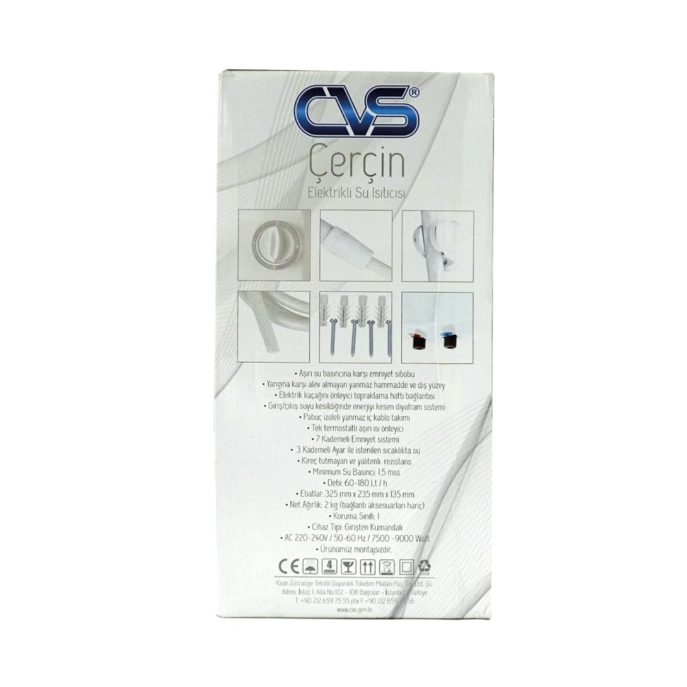 CVS ELEKTRİKLİ ŞOFBEN ÇERÇİN DN5271