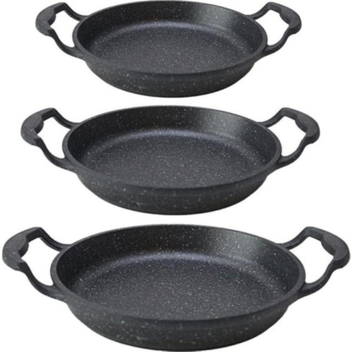 Fırst Class Granit Döküm Sahan Set 3 Lü