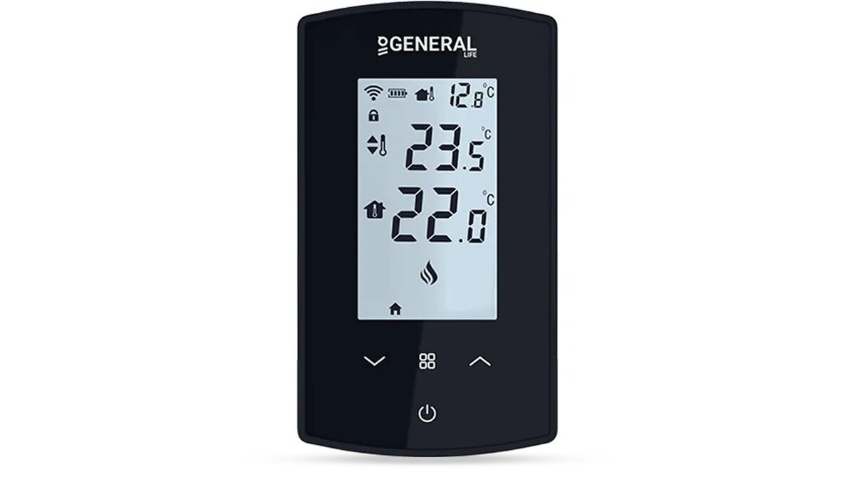 General Gaıa Ht-500s Smart Oda Termostatı Siyah (152-0130-030