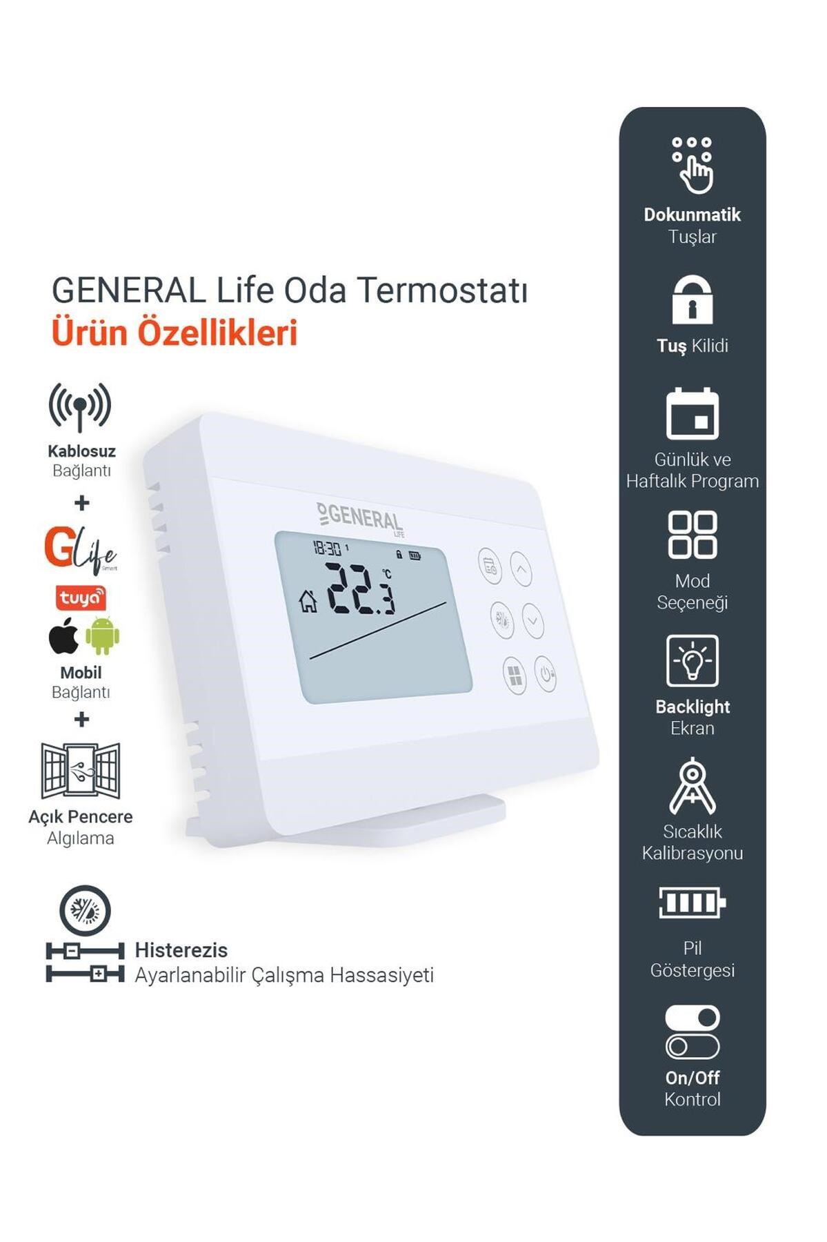 General Illona Ht-330 Rf Smart Dijital Oda Termostatı