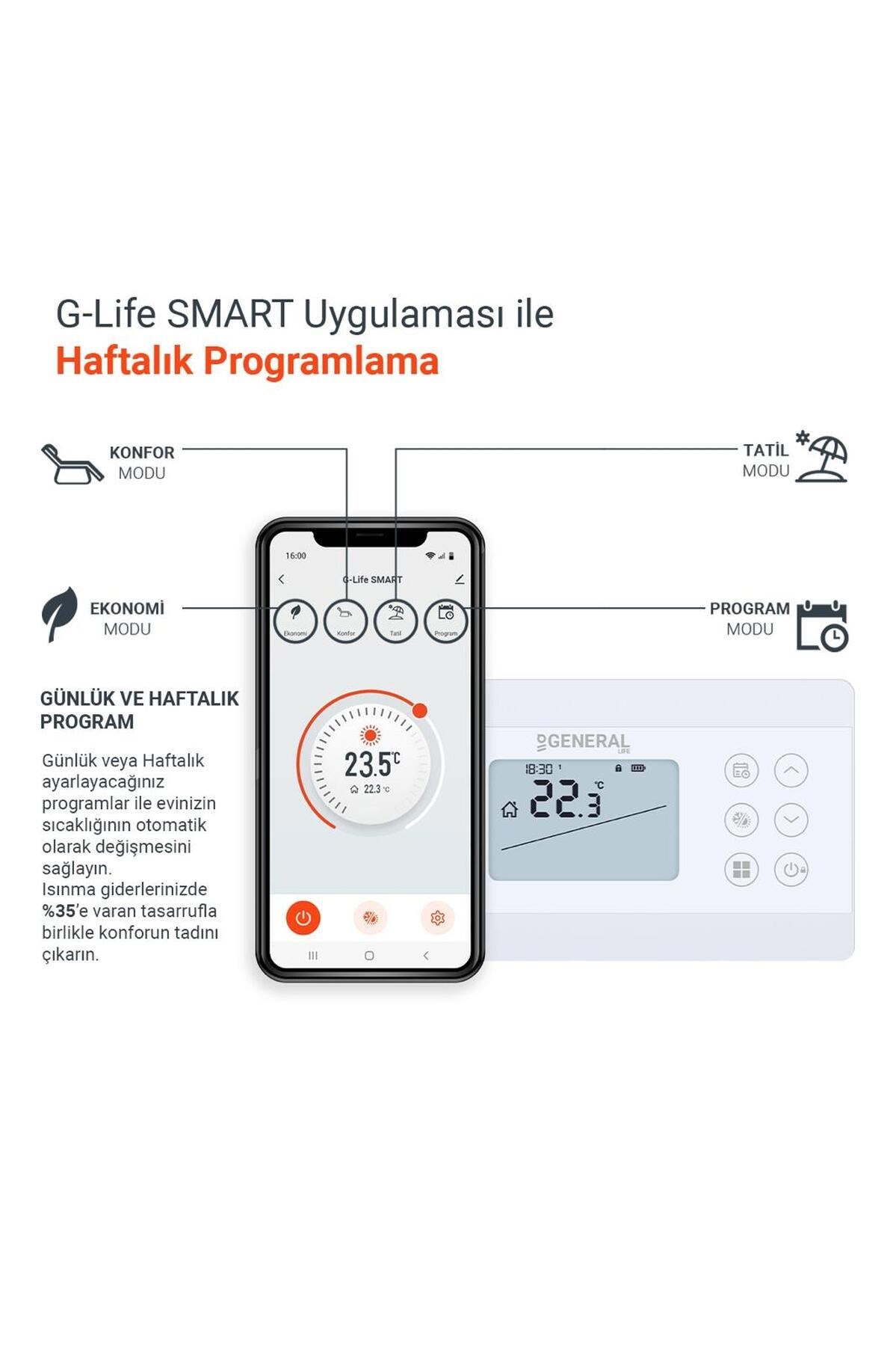 General Illona Ht-330 Rf Smart Dijital Oda Termostatı