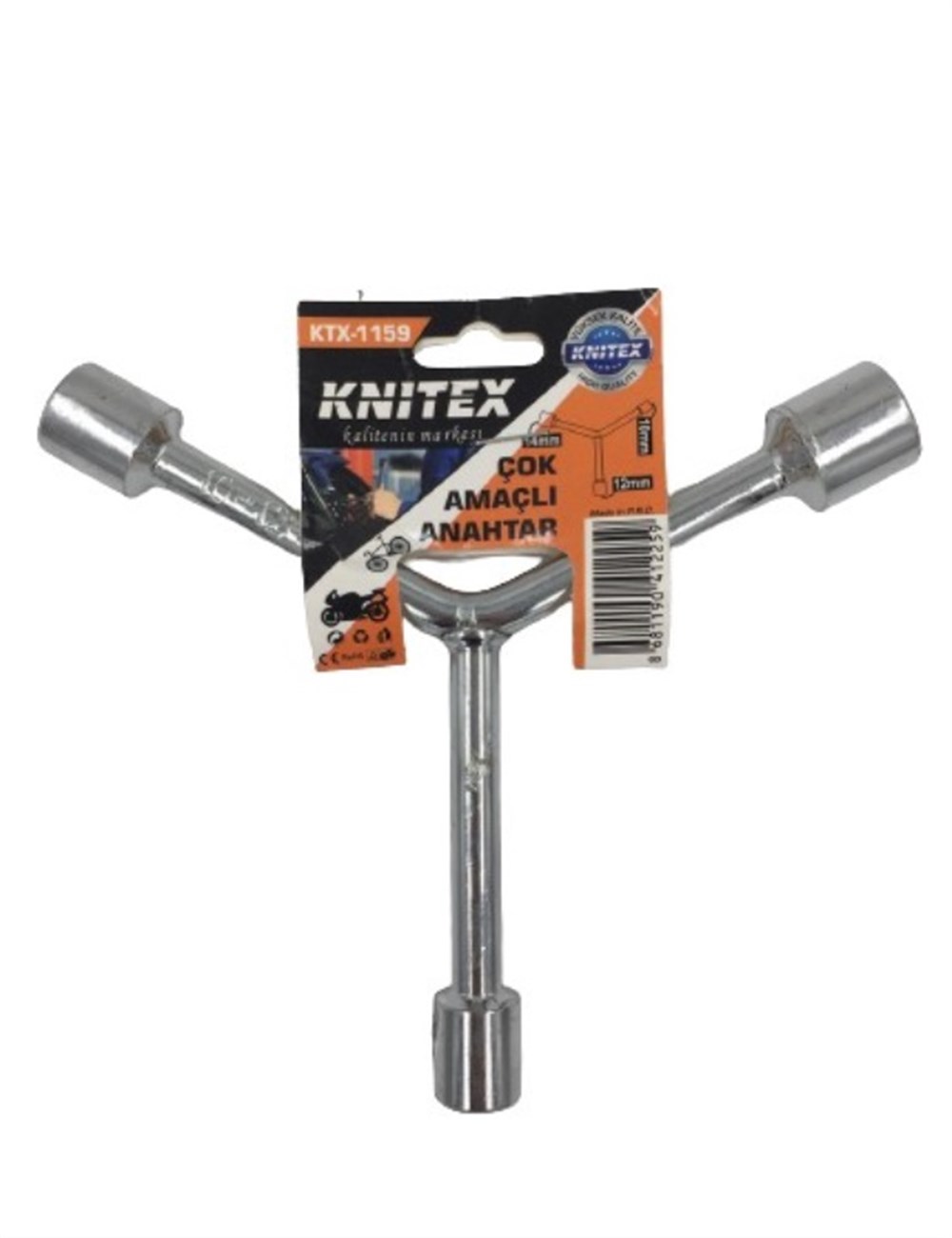 Knıtex Çok Amaçlı Anahtar Ktx-1159 (10-12-14Mm)