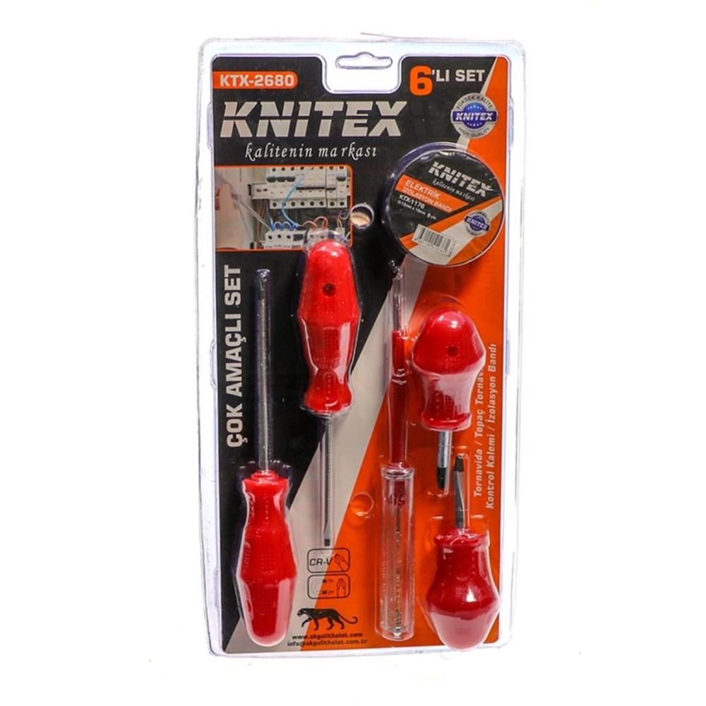 Knıtex Çok Amaçlı Tornavida Seti 6 Lı