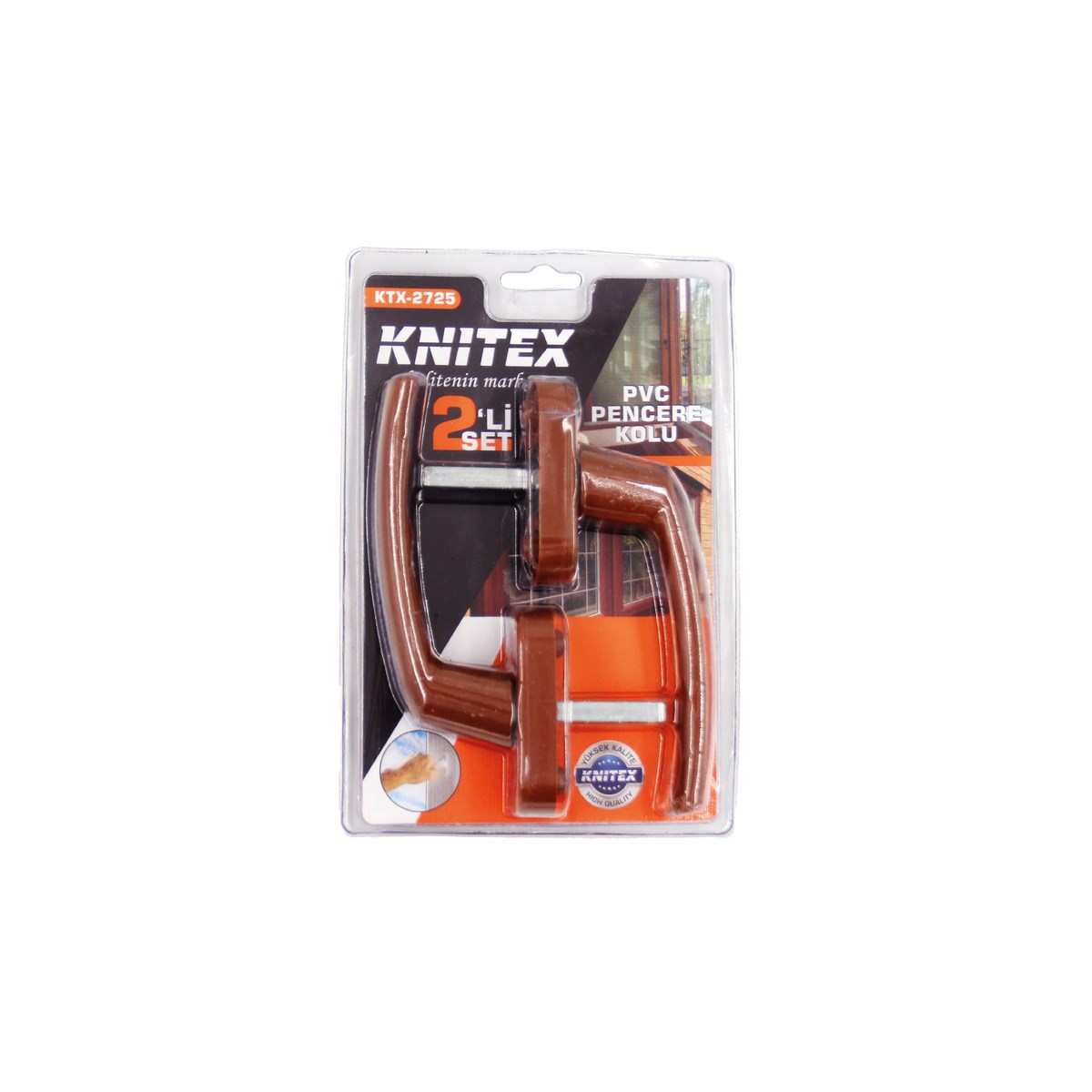 Knitex Pencere Pimapen Kolu Kahve 2 Li Ktx-2725