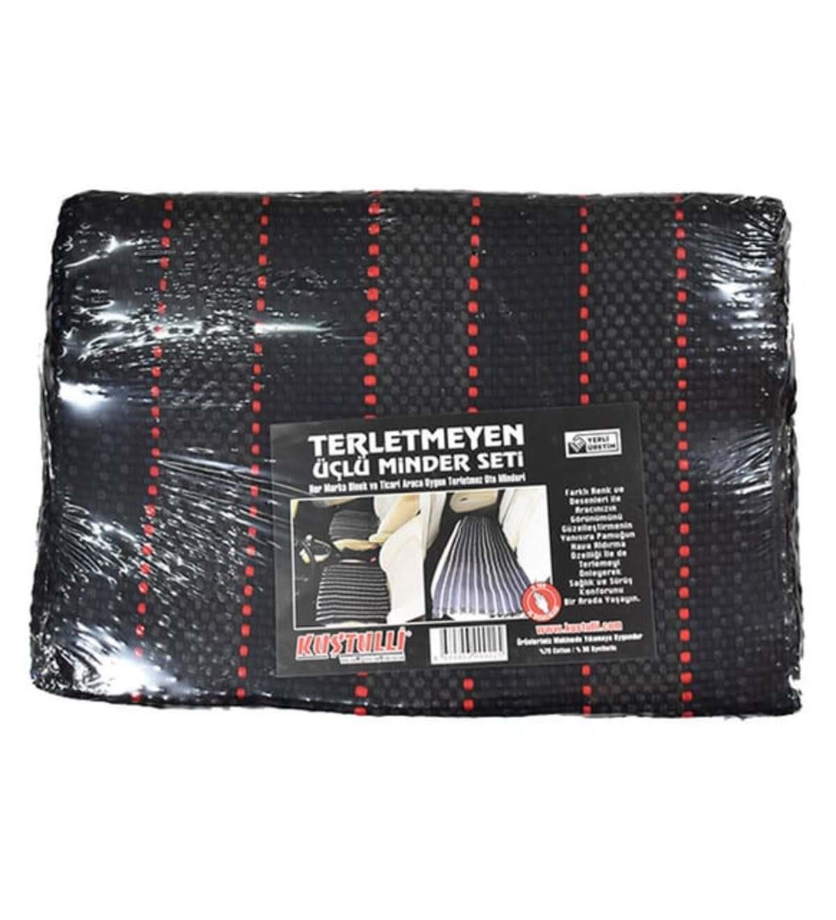 Kuştulli Terletmez 3lü Minder Set