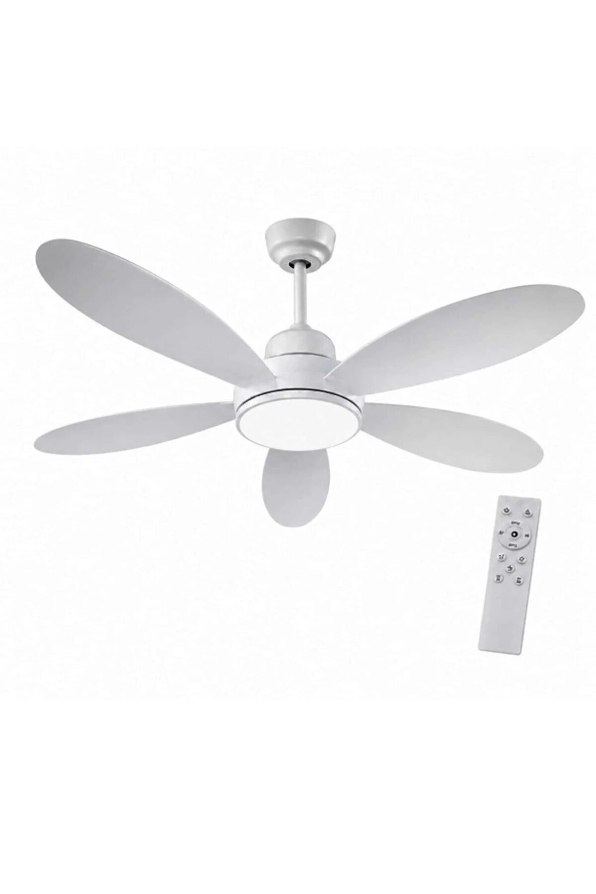 Panther Eco Fan Light 3in1 Kumandalı Led Tavan Vantilatörü 15w, 3 Hızlı, 6 Kanatlı, Beyaz