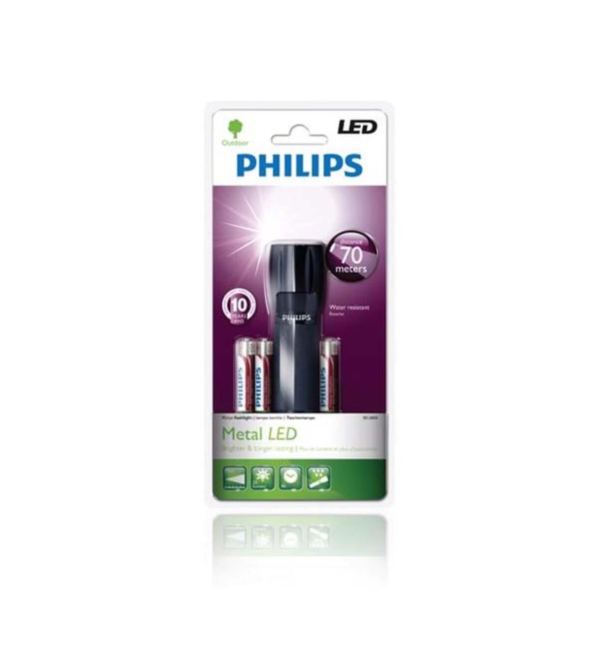 Philips Pilli Metal Led Fener 25 Lümen