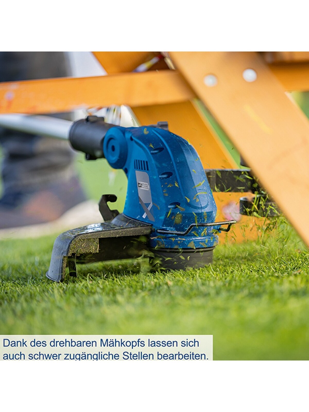 Scheppach C-lt300-x 20v 2.0ah Akülü Tırpan 300 Mm Fırçasız Motorlu Çim Kenar Kesme Makinesi