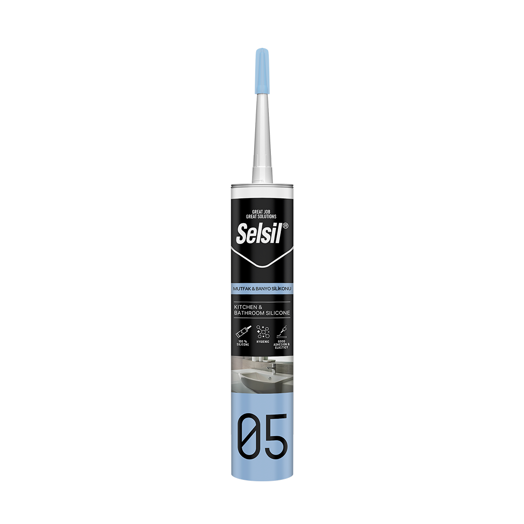 Selsil Duşakabin Silikonu  Şeffaf 280 Ml